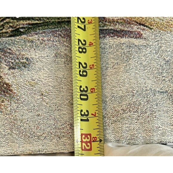 Italian Tapestry Wall Art Hanging Decor Tuscany Floral Signed Allayn Stevens - Picture 11 of 11